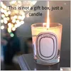 Candles 190G Scented Candle Including Box Dip Colllection Bougie Pare Home Decoration Collection Item Drop Delivery 2022 Garden Dhva0 Dhl6A