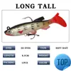 T Tail Soft Bait Soft Lures Silicone Bait 8.5cm 13g Goods for Fishing Sea Fishing Pva Swimbait Wobblers Artificial Tackle