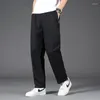 Men's Pants Straight Cargo Men Summer Thin Solid Fashion Spring Cozy Loose Trousers Sweatpants Casual Joggers Sportswear 6XL