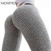 Strój jogi Normov Jacquard Spodnie płynne sportowe rajstopy fitness legginsy o wysokiej talii oddychają Siłownia Push Up ubrania dziewczyna 230322