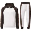 Herren-Trainingsanzüge DesignerHohe Version Herren-Trainingsanzüge Designer-Hoodie-Hosen zweiteilige Jacquard-Stickerei mit Kapuze Pullover Jogginghose Set Männer Frauen Sportanzug 7JSA