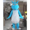 Vendite calde Blue Dinosaur Mascotte Costumi Tema Cartoon Abbigliamento Abbigliamento per mascotte per liceo