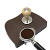 Espresso Coffee Tamper Mat Silicon Rubber Corner Mat Slip Resistant Pad Tool Holder Barista Coffee Tamping Mat 210309242U