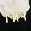 Luxury Jewelry Brooches Wedding Party Vintage Diamond Letter Brooch 18k Gold Lapel Pins Women Men Badge Brooch Romantic Brand Europe Accessory Pins