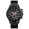 Montres-bracelets SKMEI Montre de mode pour hommes Chronographe Business Man Modren Quartz avec acier inoxydable analogique 1551