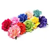 18 colori ragazze fiore accessori per capelli per le donne sposa spiaggia rosa floreale clip fai da te copricapo spilla da sposa Flores tornante RRA