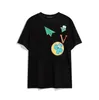 Designer T-shirt dam Mode Casual T-shirt herr Klassisk tröja med blommor bokstavsmönster sommar rund hals Andas kort ärm