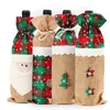 Decorazioni natalizie Coperture per bottiglie di vino di Natale Borsa Decorazioni per la casa Borse per la conservazione Prodotti per l'anno Decorazioni per regali per l'anno