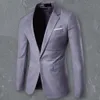 Costumes pour hommes Blazers Simple Casual Blazer Comfy Suit Jacket Revers Slim-fit Pure Color Blazer Slim 230322