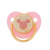 Fopspeen# Pacifiers luxe baby dummy roze strass bpa bling fopspeen voor baby's tepel babydouche chupetes para bebes drop d dhjb6