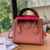 Portemonnees bamboe tas draagtas damestas nieuwe een schouder crossbody handtas