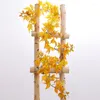 Kwiaty dekoracyjne 180 cm sztuczne rośliny Ivy jedwabne girland drzewo fałszywe jesienne liście rattan wiszące winorośle ślubne ogród domowy