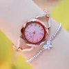 Montres-bracelets Femmes Montre Mode Cristal Dames Montres Étanche Aimant Boucle Diamant Pour Montre Femme 2023Montres-bracelets Montres-bracelets