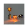 Led Gadget Boucles D'oreilles Femmes Hommes Bijoux De Mode Light Up Crown Crystal Drops Drop Delivery Gadgets Électroniques Dhc79