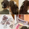 Hårtillbehör Acetat Geometriska stora Barrettes Clips Claw Fashion Women Big Size Makeup Styling Headwear Drop Delivery Baby Kids Dhnaj