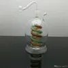 Hopahs Big Belly Plate Wire Water Bottle Wholesale Glass Bongs Oil Burner Glass Pipes Water Pipes