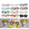 Doll Accessories BJD 45cm 65cm 9cm transparent Plastic Glasses For 18 16 13 Blythes MSD SD Plush EXO sunglasses 230322