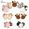 Premiers Marcheurs Marque Toddler né Bébé Ramper Chaussures Garçon Fille Agneau Pantoufles Prewalker Formateurs Fourrure D'hiver Animal Oreilles Walker 230322