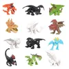 Action Toy Figures 12pcsset How To Train Your Dragon The Hidden World Toothless Night Fury Mini Anime Figure PVC Model Dolls Toys 230322