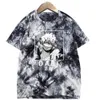 T-shirt da uomo Anime My Hero Academia Dabi T-shirt stampata T-shirt stile Harajuku Top T-shirt casual unisex allentata W0322