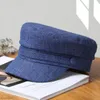 Casquettes de baseball Style français mode chapeau de marin automne capitaine casquette femme voyage Cadet printemps béret plat Protection solaire Gorras 230321