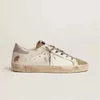 Kosz mody Złote Buty Gwiazdy Sneakers Białe Dirty Goose Designer Superstar Men and Women 91T2