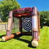 Competencia interactiva Juegos de lanzamiento de hachas inflables Carnaval Sports Athletic Target Ship Show Trow Trow Dart Sticky Cage Outdoor
