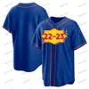 Nuova maglia da baseball S-6xl personalizzata 20 Pete Alonso 23 Javier Baez 12 Lindor Mens Women 48 Jacob DeGrom Youth 18 Darryl Strawberry