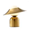 Table Lamps Nordic Postmodern Creative Metal Hat Lamp Designer Living Room Bedside El Art Light