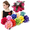 18 colori ragazze fiore accessori per capelli per le donne sposa spiaggia rosa floreale clip fai da te copricapo spilla da sposa Flores tornante RRA