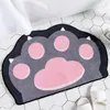 Carpets Cat's Claw Shape Home Bathroom Floor Mat Indoor Bedroom Plush Cartoon Non-slip