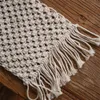 Table Runner Bohemian Table Runner Hand-woven Placemats Macrame Table Runner With Tassels Table Blanket Bedding Wedding Party Home Decoration 230322