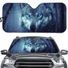 Shade Sunshade Blocks Heat/UV Proof Protector 3D Night Sky Wolf Printing Universal Auto Foldable Sun Shades Keep Your Car Cool