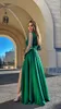 Runway Dresses Charity Gala Dress Mermaid Evening Tulle klänningar 2023 Luxury Beaded Square Collar High Split Elegant For Women Party Robe