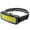 LED COBヘッドランプ強力なランニングヘッドランプUSB充電式ヘッドランプライト防水釣りサイクリングキャンプヘッドライト