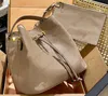 Designer Bucket Bags NEONOE L Bolsas Totes Mulheres Cordão Ombro CrossBody Bag Luxurys Cowhide Carta Carteira Senhoras Moda Neo Noe Bolsa Dhgate Sacoche