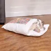 Кровати для кошек собака кровать для домашних животных одеяло мягкое съемное съемное чихуахуа диван коврик