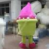 Hot Sales Cute Ice Cream Mascot Costumes Cartoon theme fancy dress High School mascot Ad Apparel