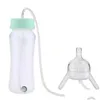 Babyflessen# 300 ml Voedersfles Kids Cup PP Water met St Sippy Children Training Cute Drinking Hands Pasgeboren 220311 Drop Lever Dhwri