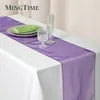 Table Runner 10pcs Sheer Organza Table Runner Wedding Party Supply Favours Home Chrismas Luxury Dining Table Decoration 30cm X 275cm 230322