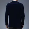 Erkekler Suits Blazers Butik Avrupa Artı Boyut Erkek Takım Moda İş İtalyan Tarzı Sentezi Zarif Elbise Slim Casual Elbise Blazer 230322