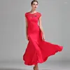 Stage Wear 3 Colors Green Ballroom Dress Woman Foxtrot Waltz Dresses For Dancing Spanish Flamenco Dance