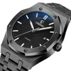 Wristwatches Unique Black Steel Watches Men Royal CHENXI Minimalist Big Dial Calendar Casual Business Dress Quartz Watch For Male Waterproof