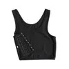 Camisoles & Tanks 1pcs Cotton Short Corset Vest Casual Breathable Undershirt Tops Comfortable Underwear Sports Size S/M/L/XL