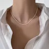 Hanger kettingen 2022 populaire zilveren kleur mousserende sleutelbeen ketting choker ketting kraag voor vrouwen fijne sieraden bruiloftsfeest verjaardag cadeau z0321