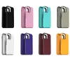 Étui de symétrie approprié pour iPhone14pro iphone13 iphone 12/12pro max iphone 11 iphone 7 8 étui de défenseur bicolore géométrique coloré étui 2 en 1