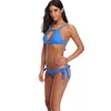 Maillot de bain femme maillot de bain été Sexy couleur Pure femmes Bikini ensemble 2023 pansement brésilien multicolore taille S-2XL