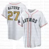 Jose Altuve Houston 2023 Gold Collection Джерси Astros 60th Anniversary Jerseys Йордан Альварес Алекс Брегман Джастин Верландер Нолан Райан Кайл Такер Бэгвелл