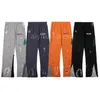 22ss الخريف الشتاء أوروبا سبلاش الحبر المرقعة السراويل السراويل قيعان جرس عارضة الرباط Sweatpants الرجال النساء عداء ببطء يتأهل