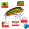 1 PCS Balıkçılık Minnow Yüzme Balık Yemi Yapay Sert Yem10G/62mm 3D Gözler Krank Yem Yüzen Wobbler Jig Üst Su Balıkçı Diş.